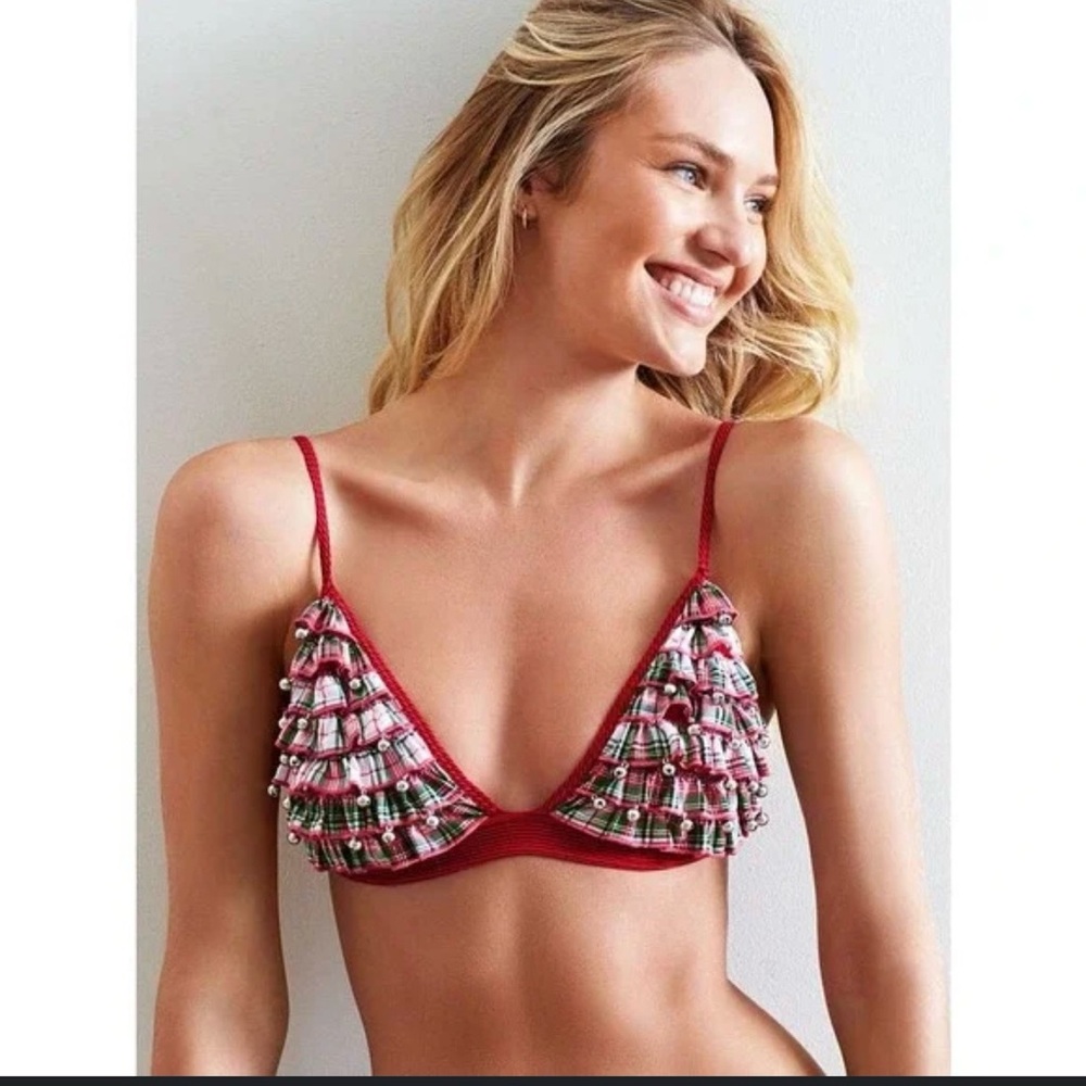 Victoria's Secret Red and Black Bra